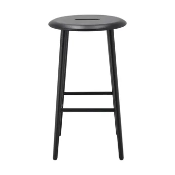 Norrabo rund barstol 65 cm - Sortlakeret eg - 1898
