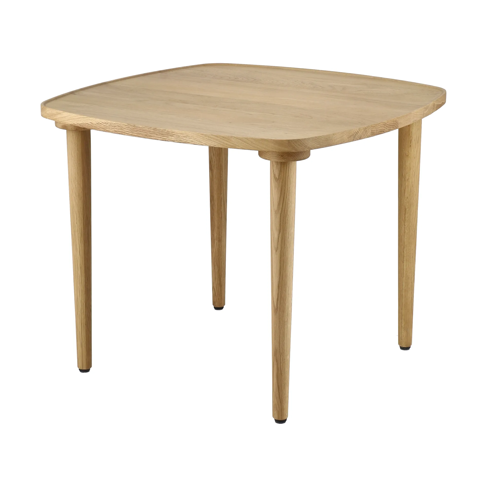 Nyhem sofabord 59x59x47 cm, Naturlakeret eg 1898