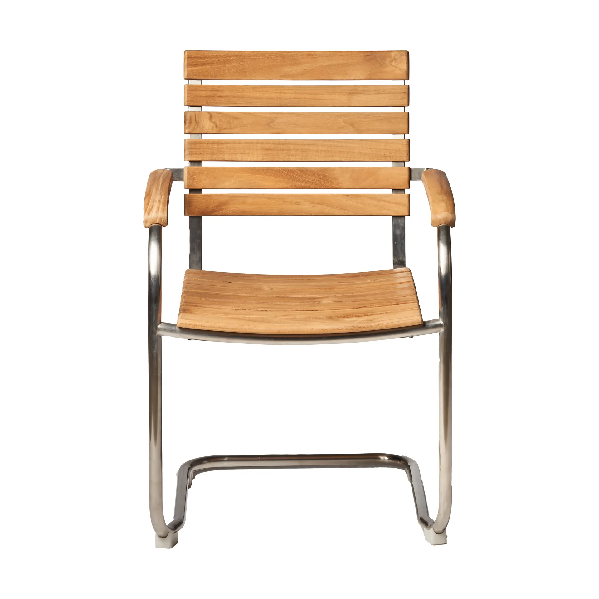 Rörvik spisebordsstol, Teak-rustfrit stål 1898