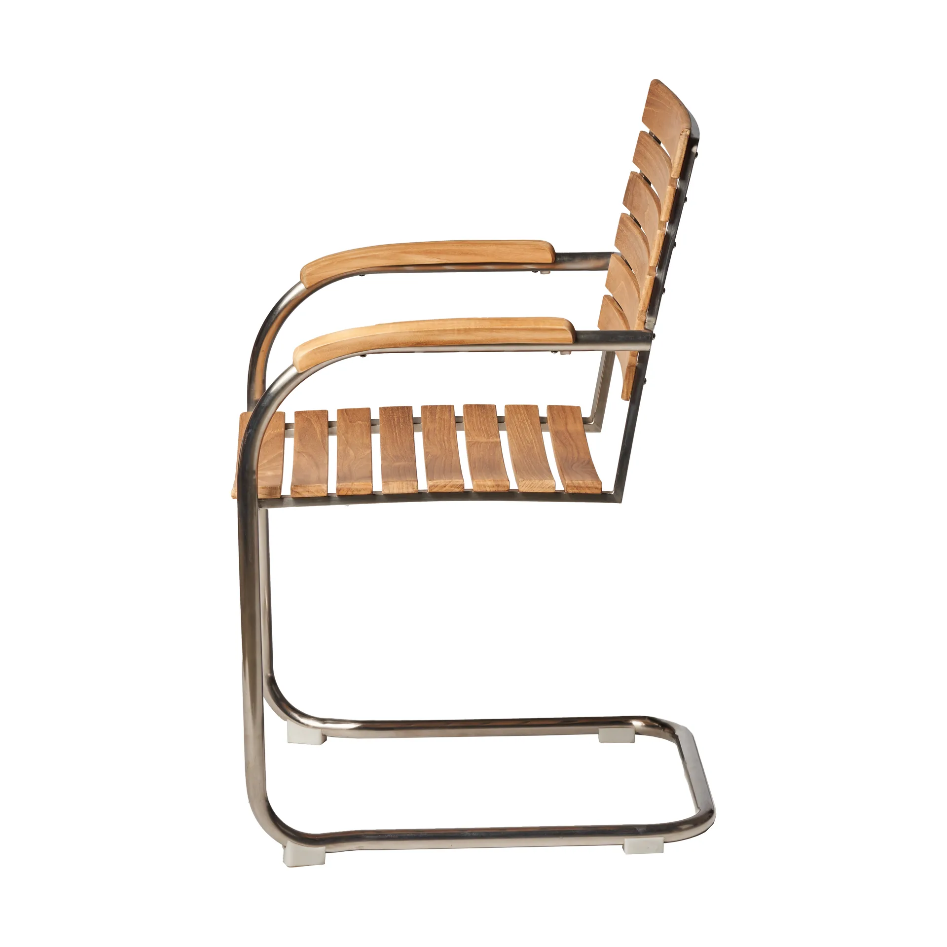 Rörvik spisebordsstol, Teak-rustfrit stål 1898