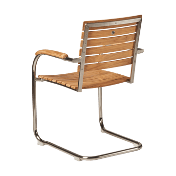 Rörvik spisebordsstol - Teak-rustfrit stål - 1898