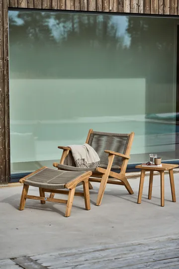 Sandvik fodskammel - Teak - 1898