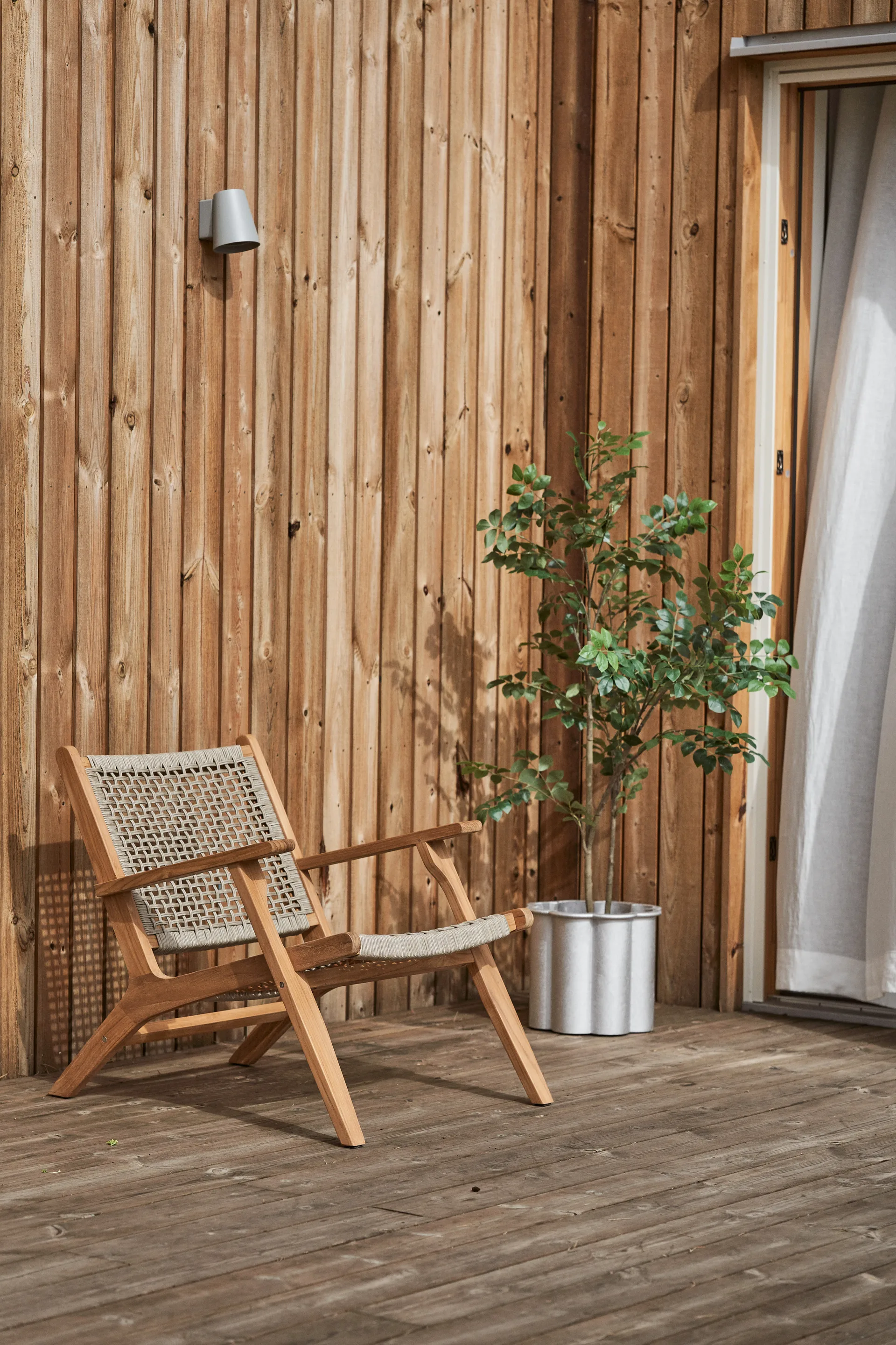 Sandvik loungelænestol, Teak 1898