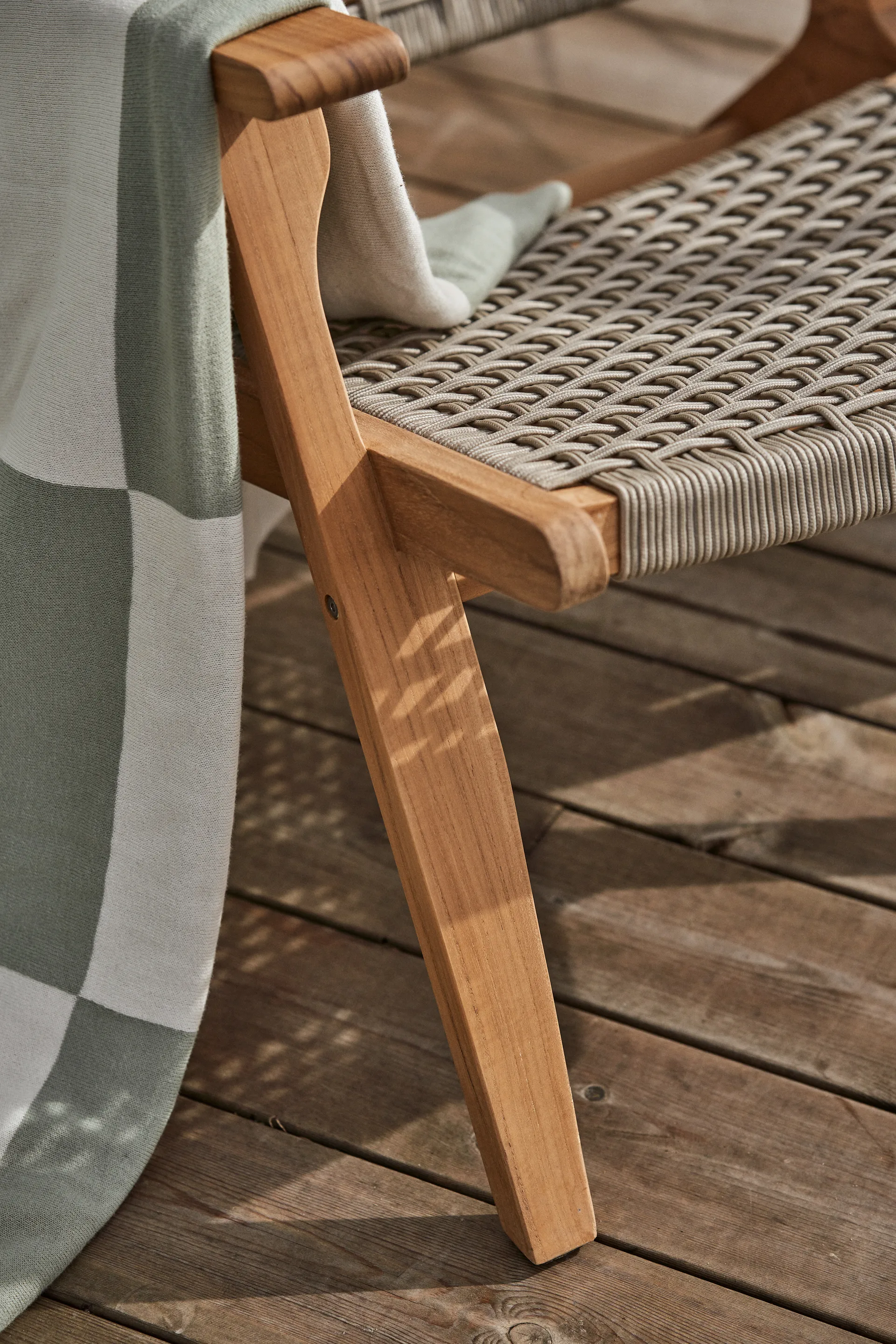 Sandvik loungelænestol, Teak 1898