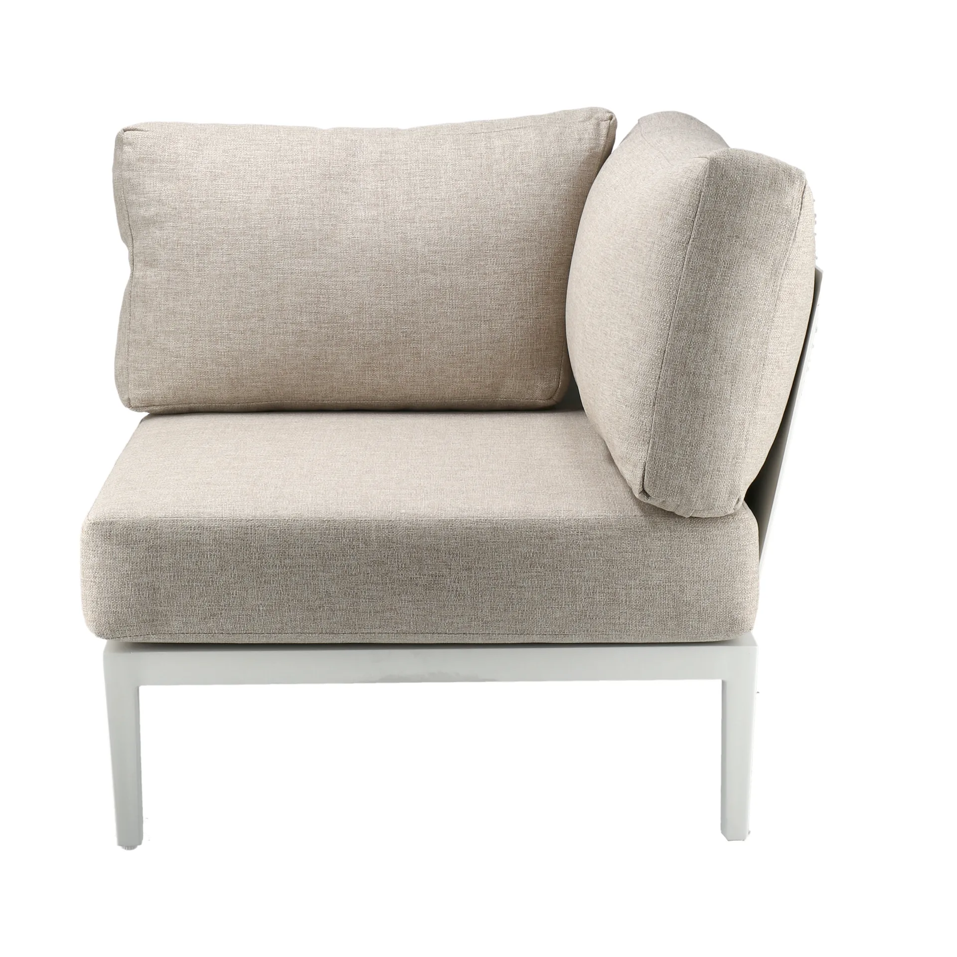 Santander modulsofa hjørnemodul, Hvid-beige 1898