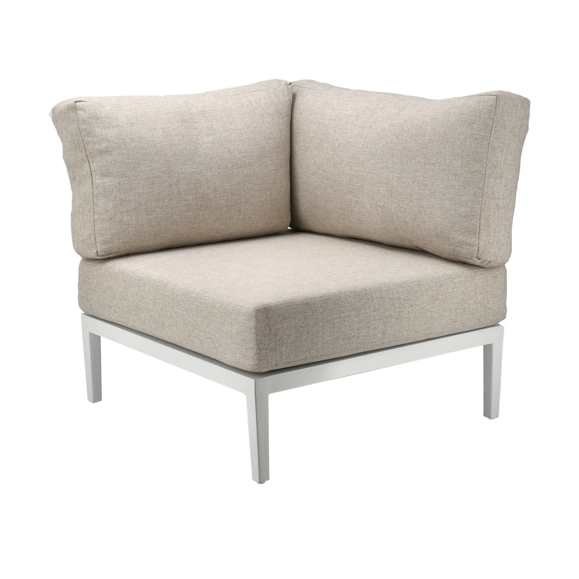 Santander modulsofa hjørnemodul, Hvid-beige 1898