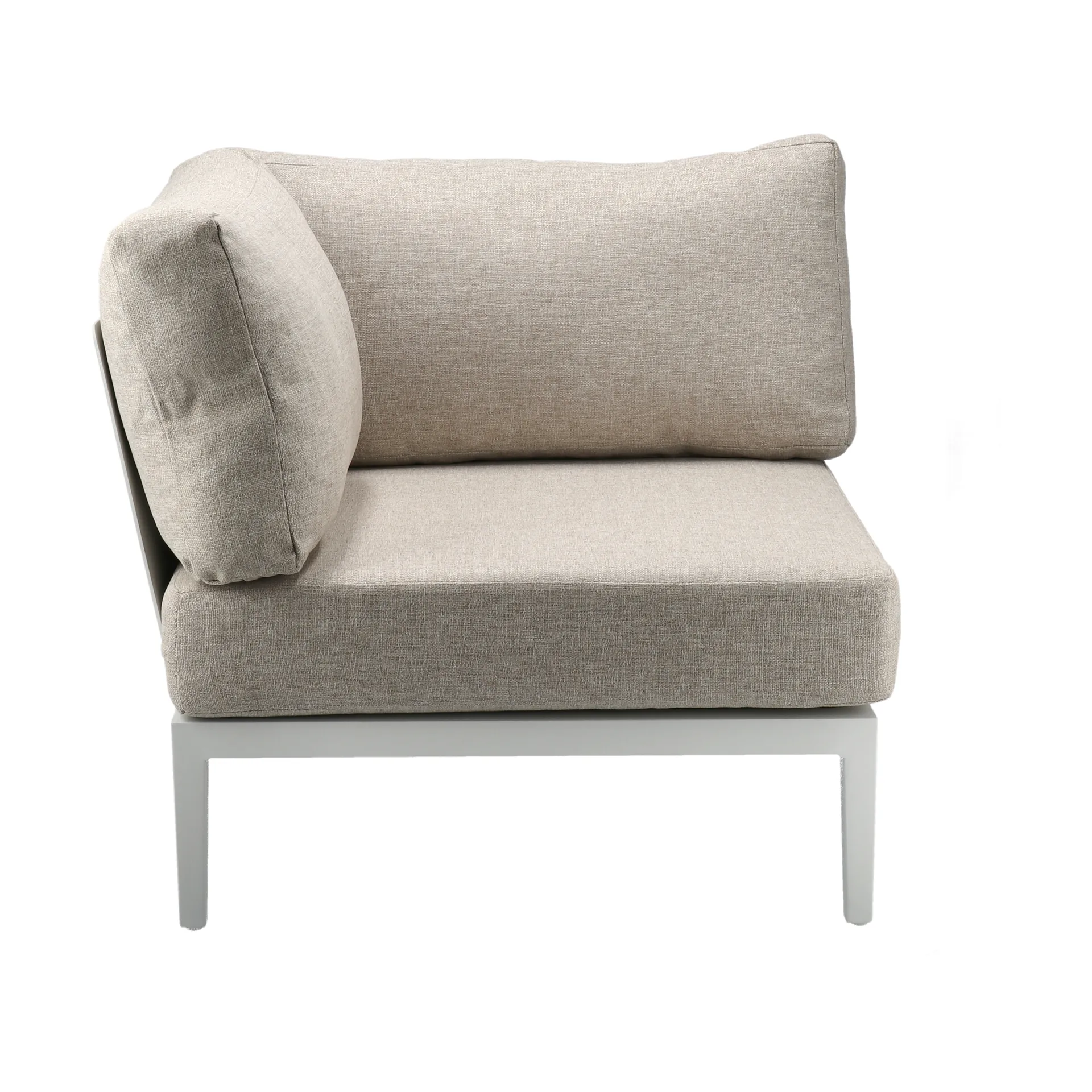 Santander modulsofa hjørnemodul, Hvid-beige 1898
