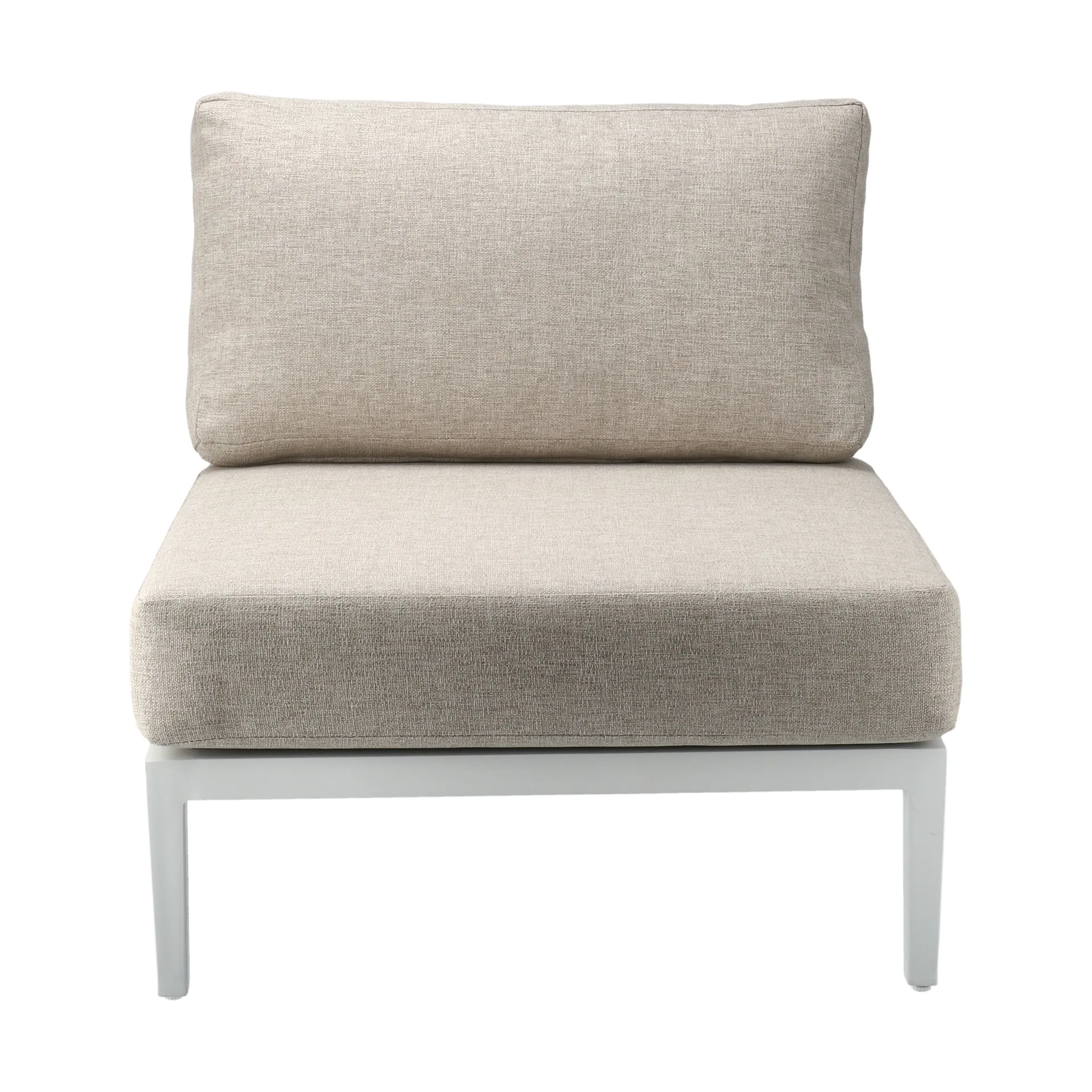 Santander modulsofa midtersektion, Hvid-beige 1898