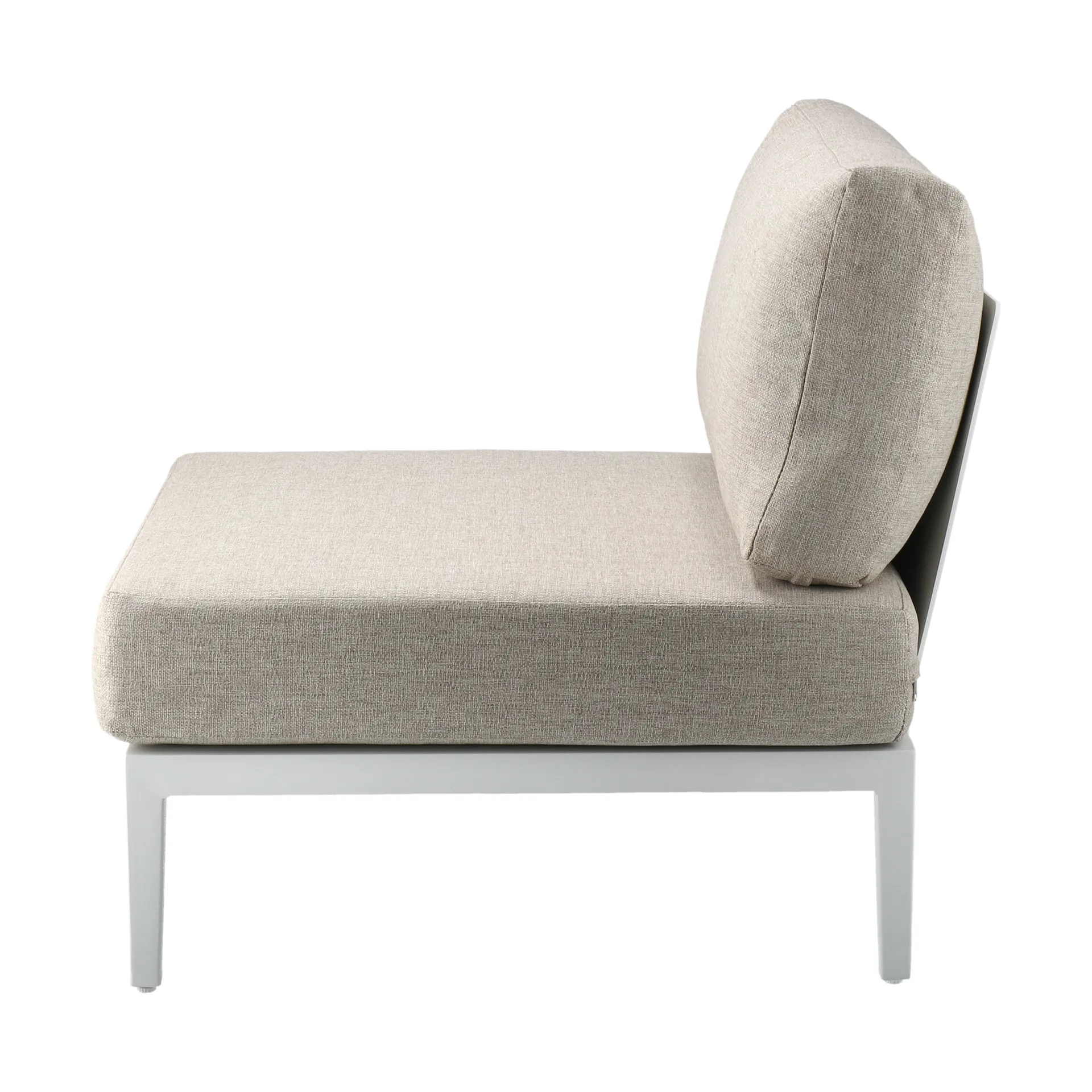 Santander modulsofa midtersektion, Hvid-beige 1898