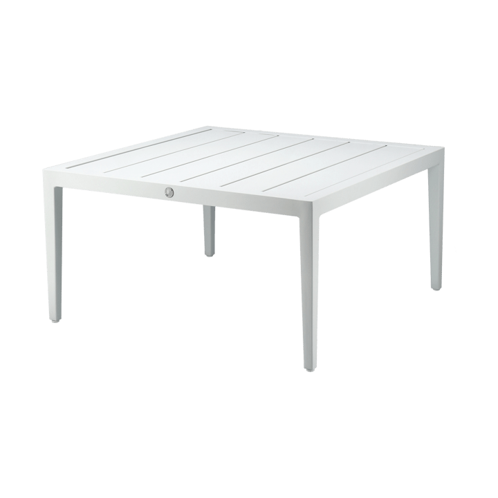 Santander sofabord 78x78x40 cm, Hvid aluminium 1898