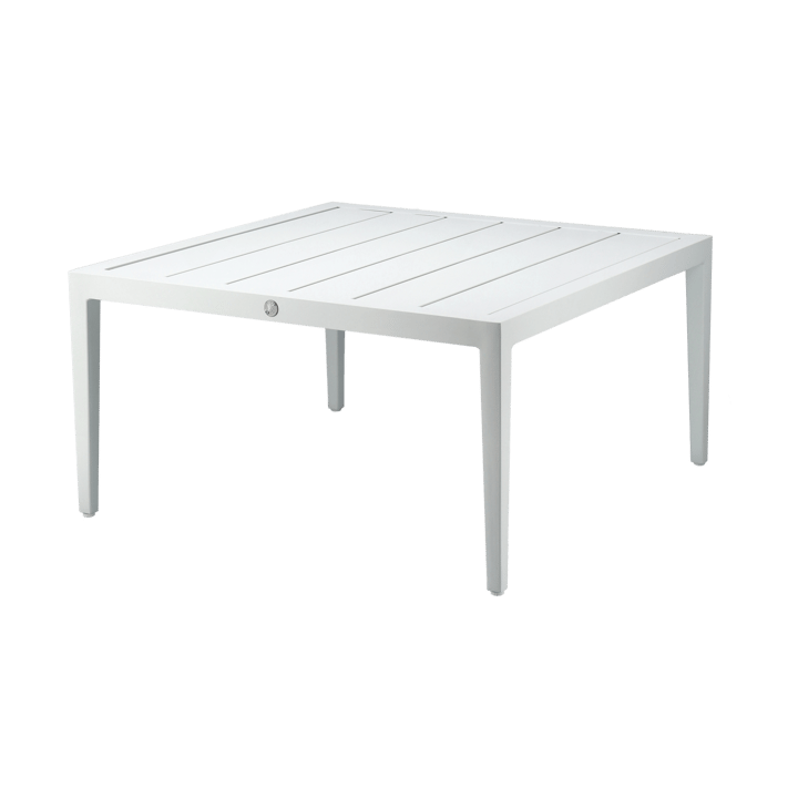 Santander sofabord 78x78x40 cm - Hvid aluminium - 1898