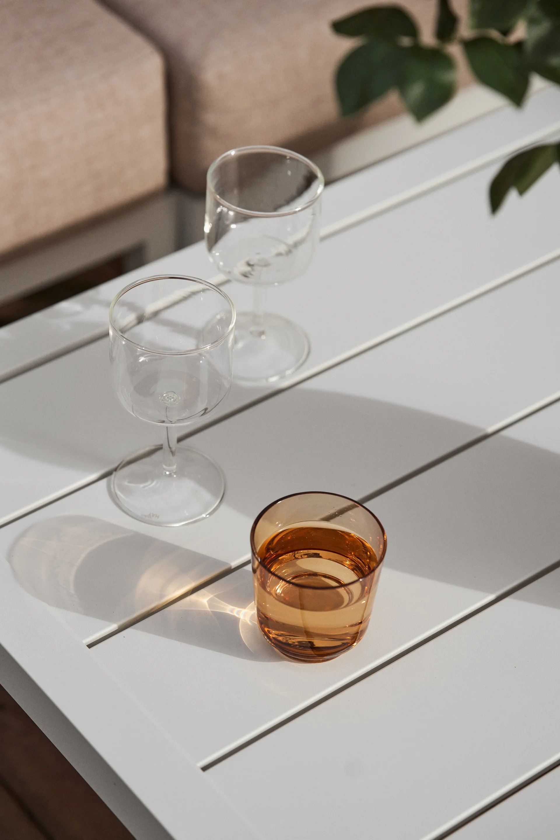 Santander sofabord 78x78x40 cm, Hvid aluminium 1898