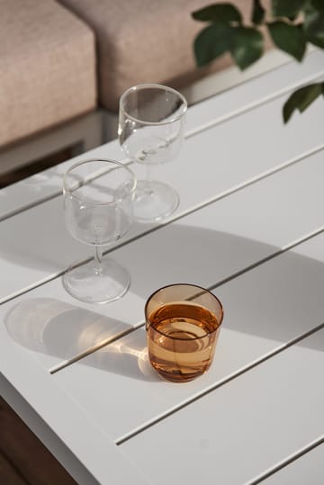 Santander sofabord 78x78x40 cm - Hvid aluminium - 1898