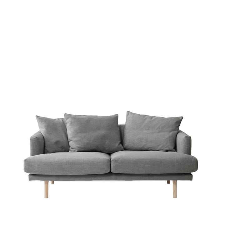 Sjövik 2,5-pers. sofa - Bern 0349 dark grey, hvidolierede ben i eg - 1898