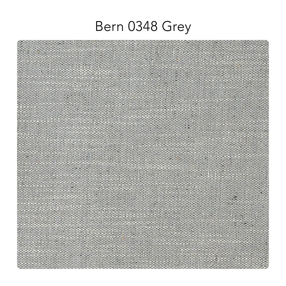 Sjövik 2,5-personers sofa, Bern 0348 grey, hvidolierede ben i eg 1898