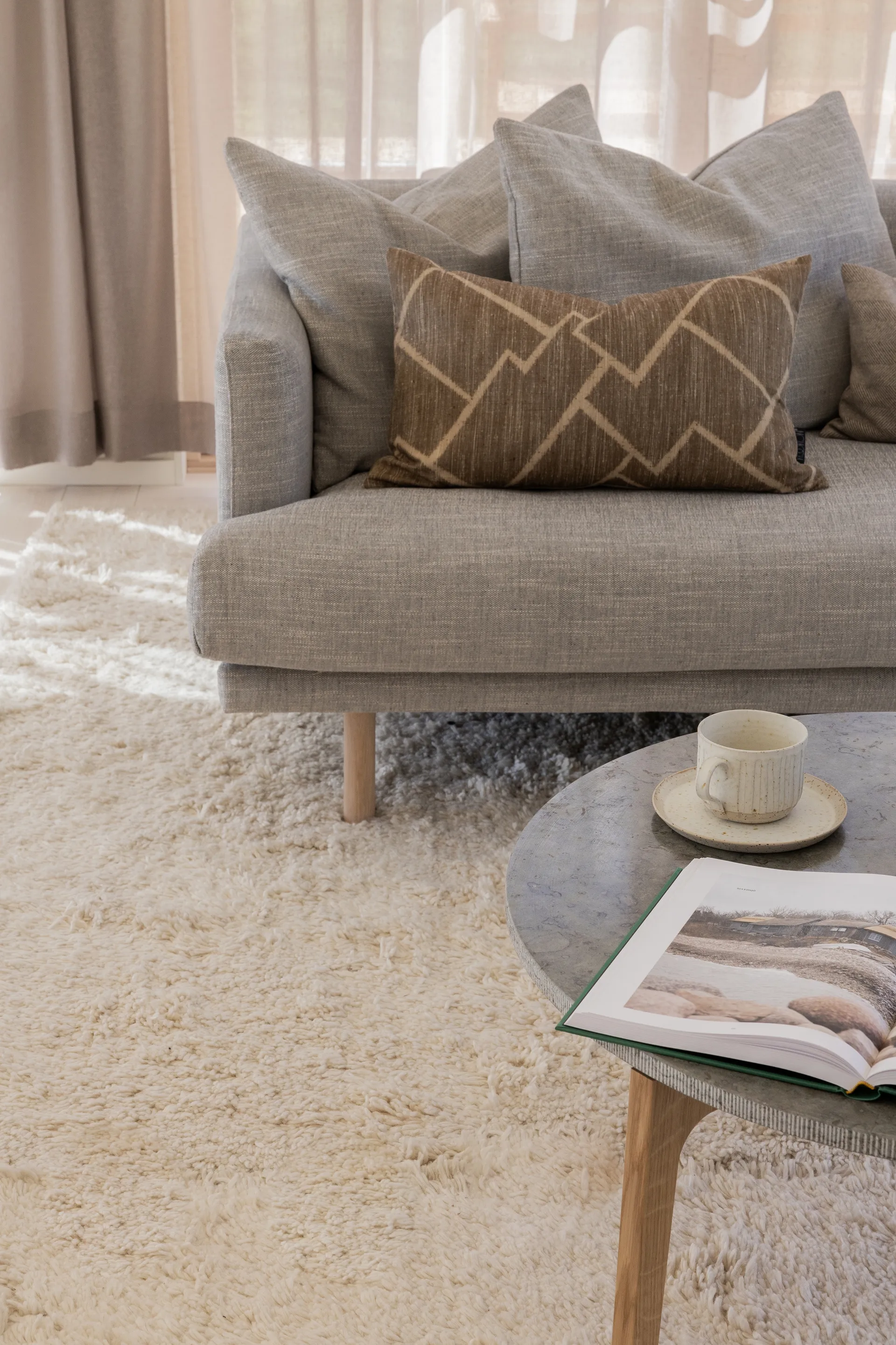 Sjövik 3-personers sofa, Bern 0348 Grå 1898