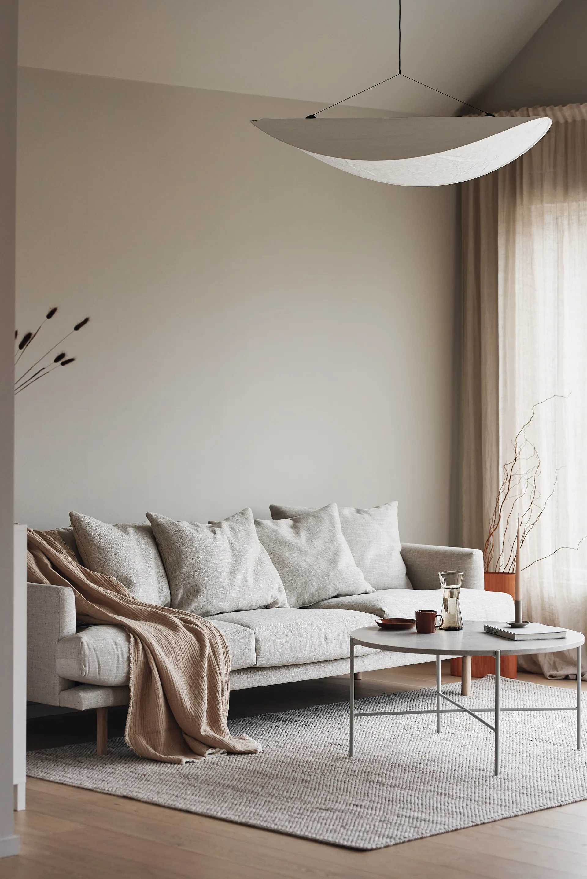 Sjövik 3,5-personers sofa, Bern 0341 Beige-vitoliseret eg 1898