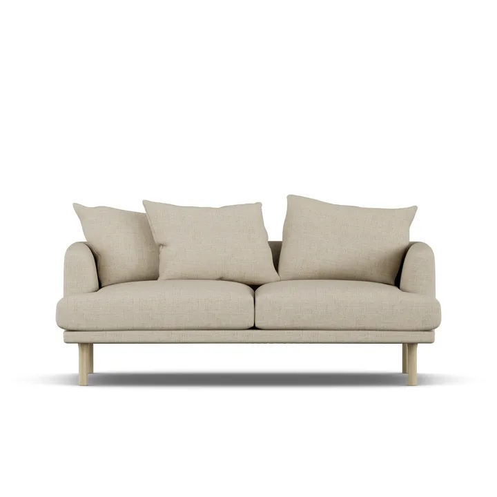 Sjövik sofa - Bern Beige 0341-hvidolieret eg, 2,5-pers. - 1898