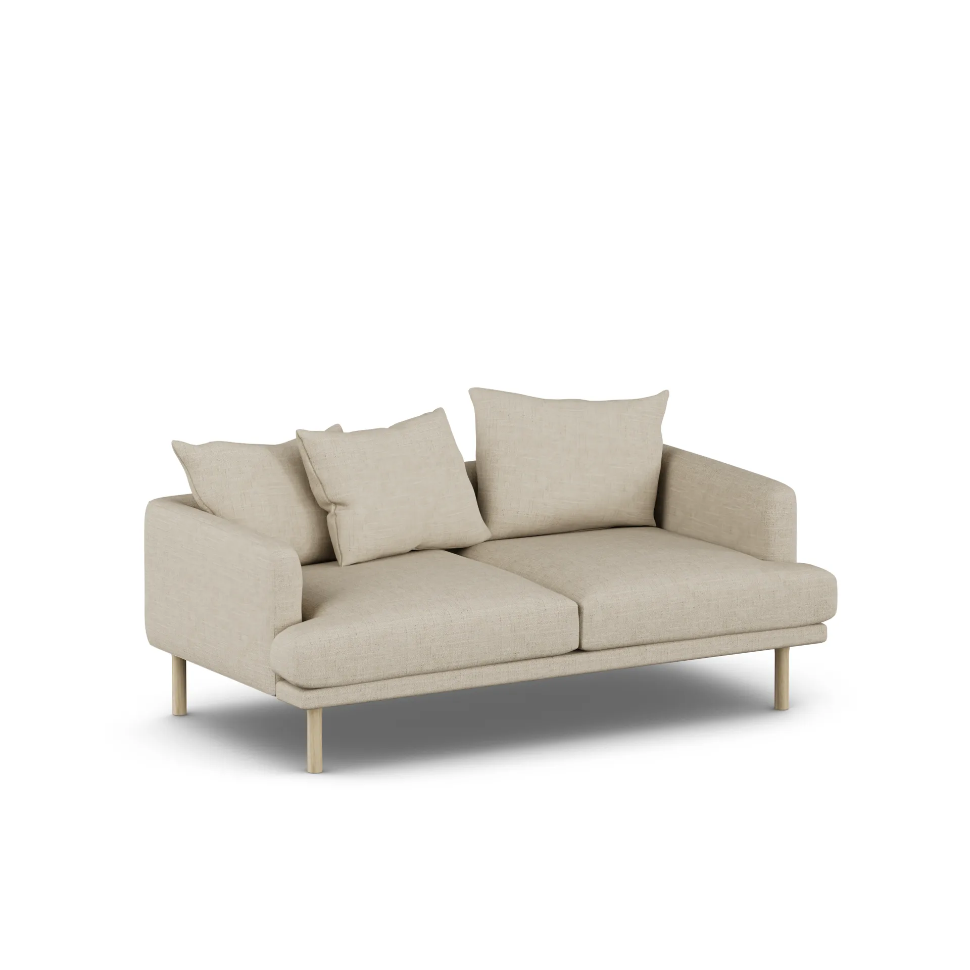 Sjövik sofa, Bern Beige 0341-hvidolieret eg, 2,5-pers. 1898