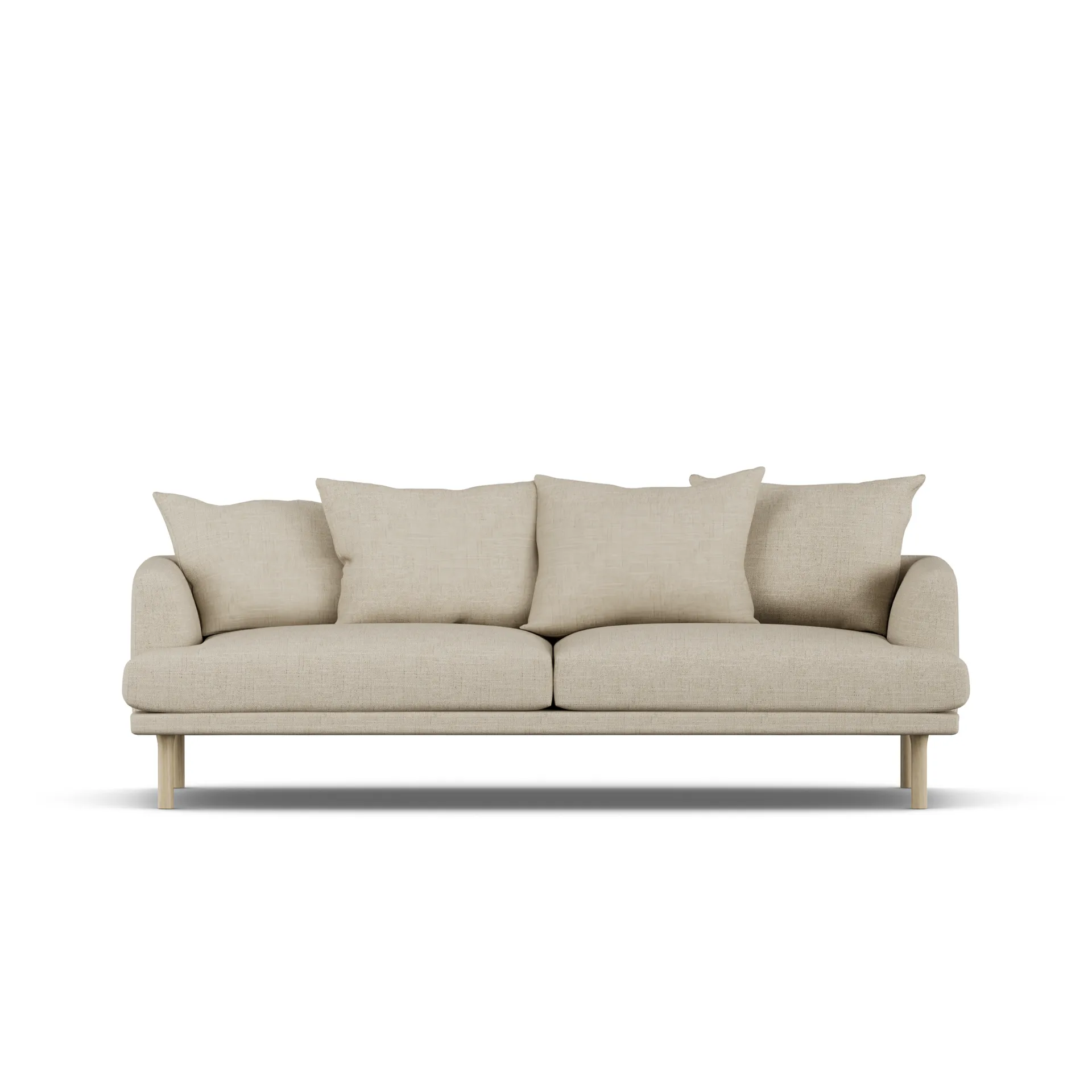Sjövik sofa, Bern Beige 0341-hvidolieret eg, 3-pers. 1898