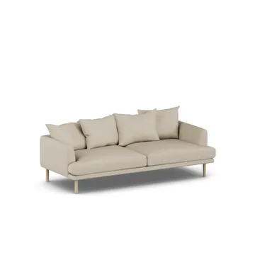 Sjövik sofa - Bern Beige 0341-hvidolieret eg, 3-pers. - 1898