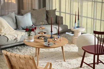 Sjövik sofa - Bern Beige 0341-hvidolieret eg, 3-pers. - 1898