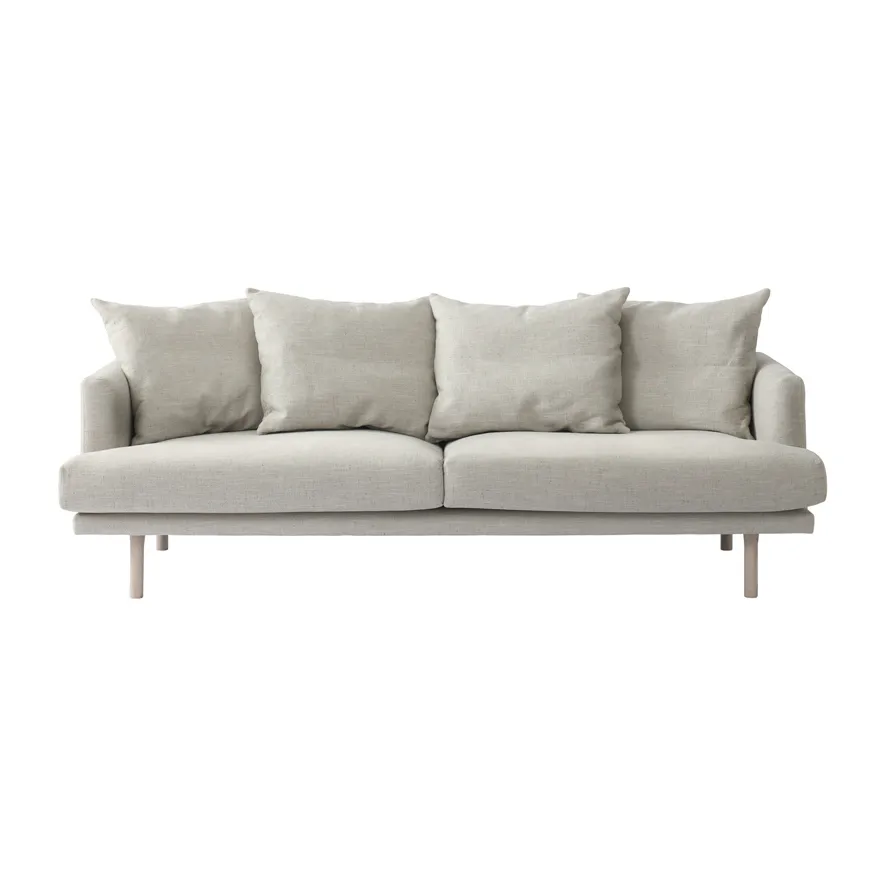 Sjövik sofa, Bern Beige 0341-hvidolieret eg, 3-personers 1898