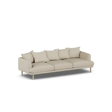 Sjövik sofa - Bern Beige 0341-hvidolieret eg, 3,5-pers. - 1898
