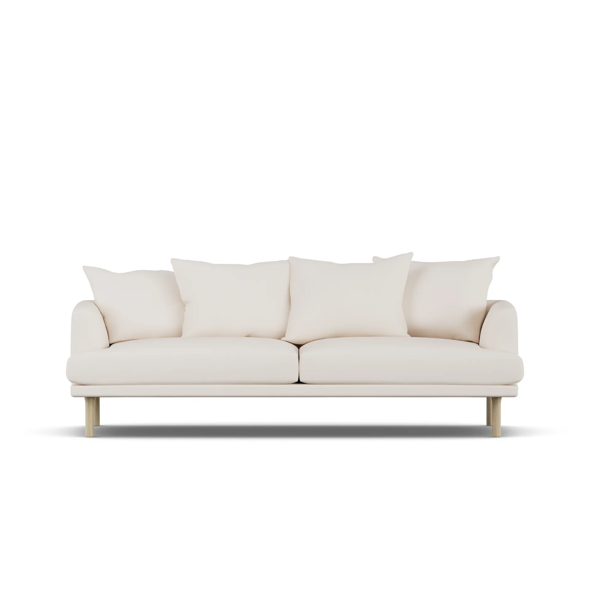 Sjövik sofa, Caleido Beige 9600-hvidolieret eg, 3-pers. 1898
