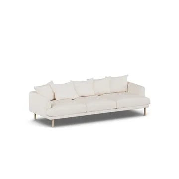 Sjövik sofa - Caleido Beige 9600-hvidolieret eg, 3,5-pers. - 1898