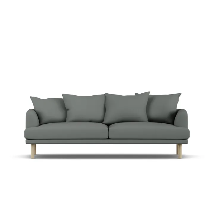 Sjövik sofa - Caleido Grey 1240-hvidolieret eg, 3-pers. - 1898