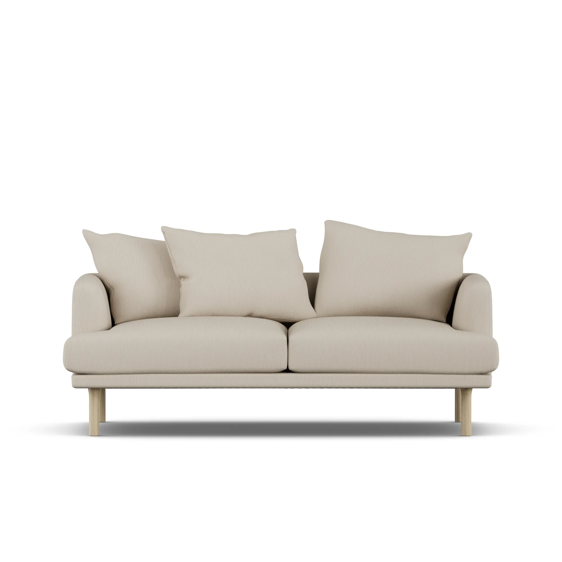 Sjövik sofa, Jump Beige 1956-hvidolieret eg, 2,5-pers. 1898