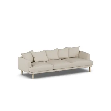 Sjövik sofa - Jump Beige 1956-hvidolieret eg, 3,5-pers. - 1898