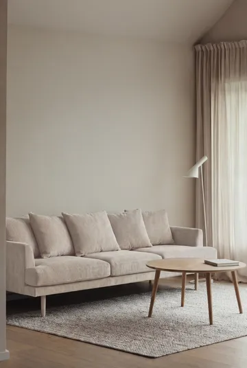 Sjövik sofa - Jump Beige 1956-hvidolieret eg, 3,5-pers. - 1898