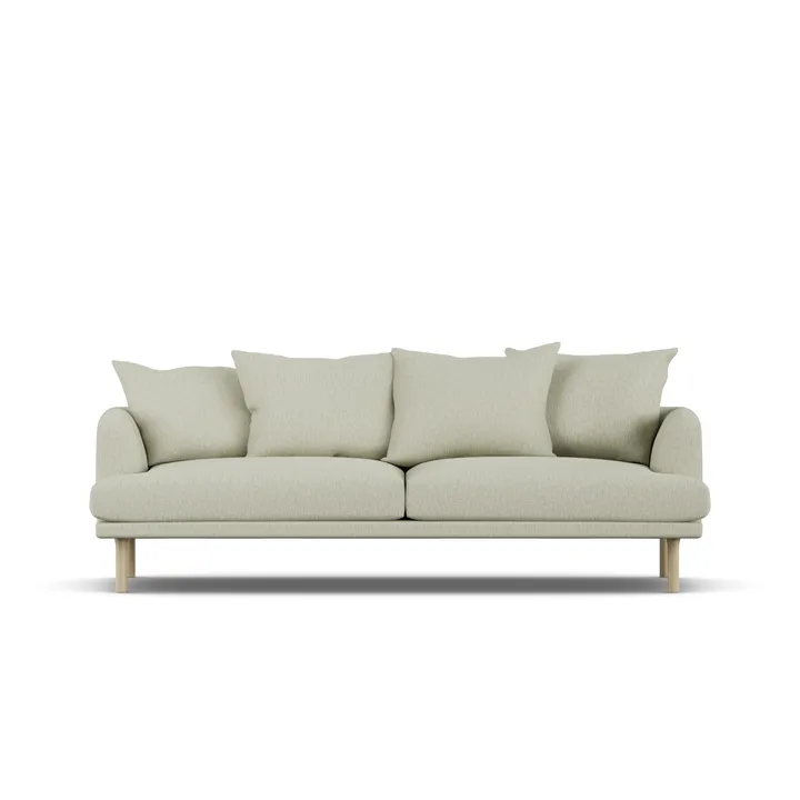 Sjövik sofa - Luiza Beige 3981-hvidolieret eg, 3-pers. - 1898