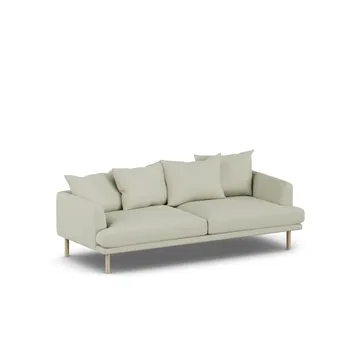 Sjövik sofa - Luiza Beige 3981-hvidolieret eg, 3-pers. - 1898