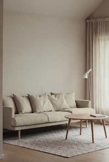 Sjövik sofa - Luiza Beige 3981-hvidolieret eg, 3,5-pers. - 1898