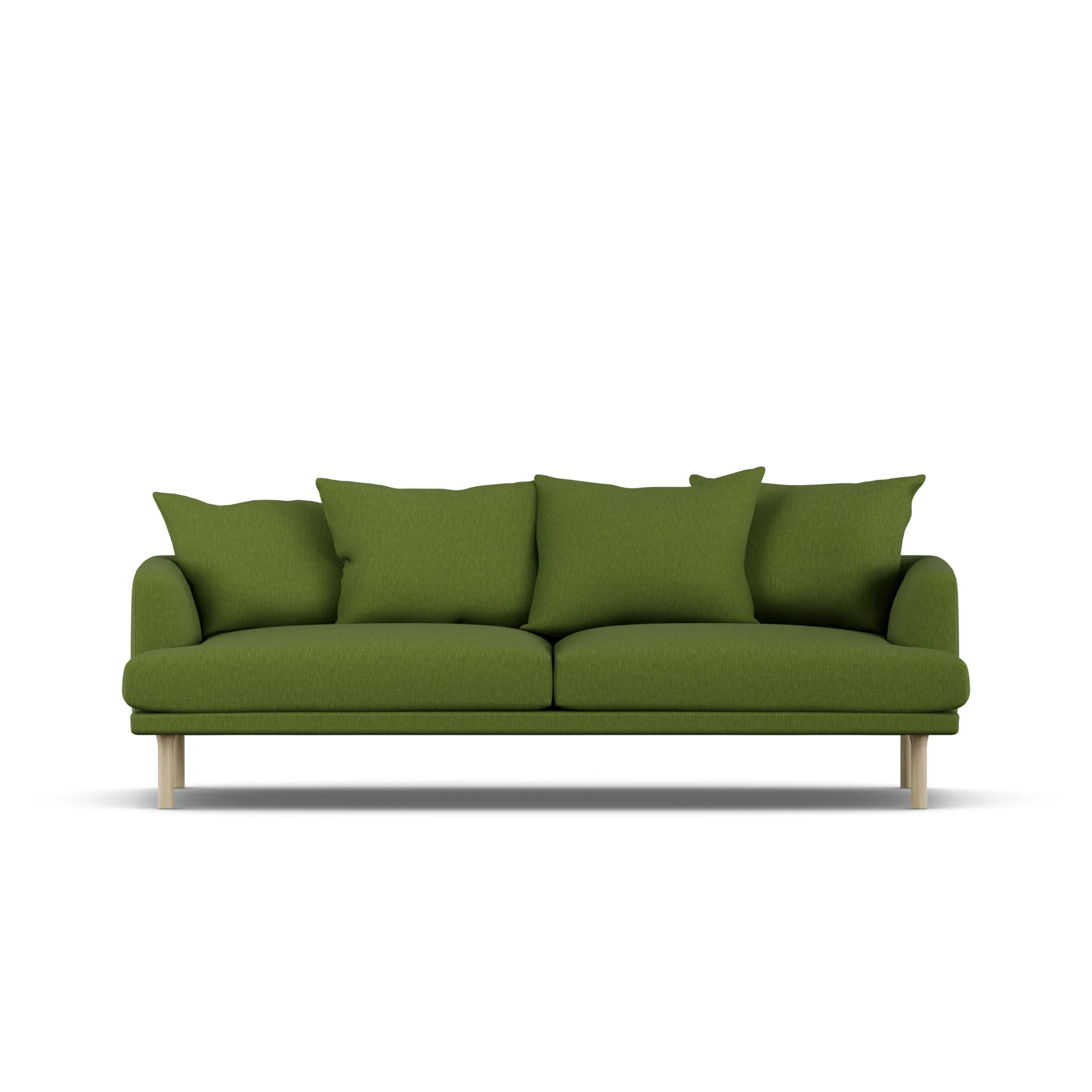 Sjövik sofa, Luiza Green 3975-hvidolieret eg, 3-pers. 1898