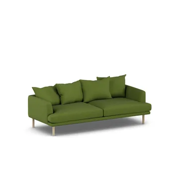 Sjövik sofa - Luiza Green 3975-hvidolieret eg, 3-pers. - 1898