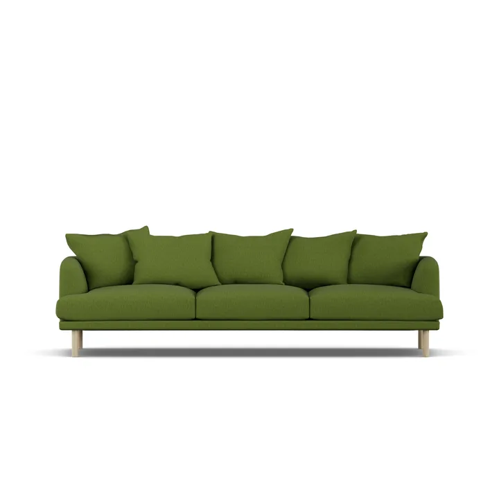 Sjövik sofa - Luiza Green 3975-hvidolieret eg, 3,5-pers. - 1898