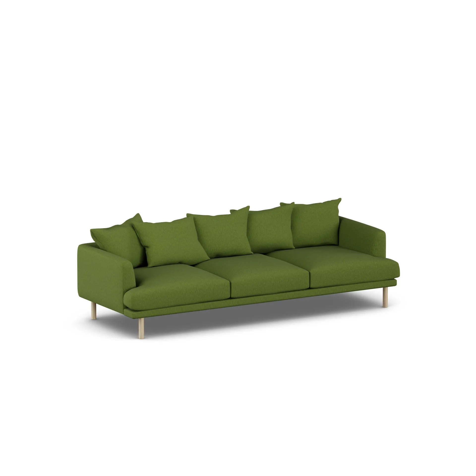 Sjövik sofa, Luiza Green 3975-hvidolieret eg, 3,5-pers. 1898