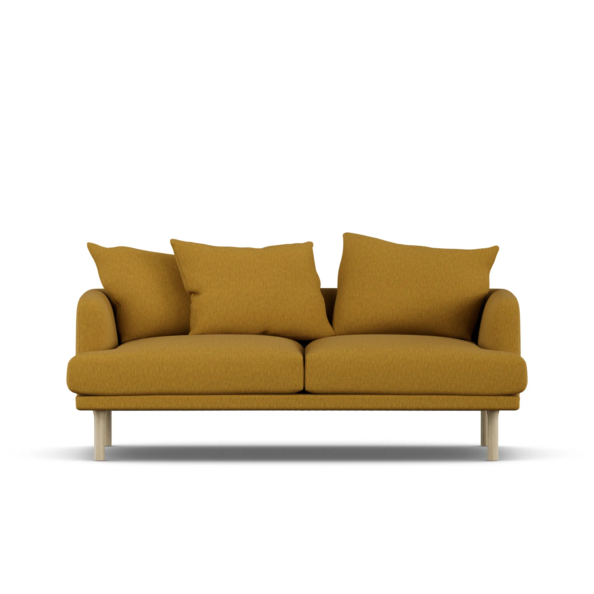 Sjövik sofa, Luiza Mustard 3972-hvidolieret eg, 2,5-pers. 1898