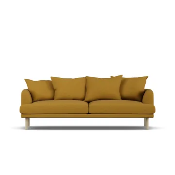 Sjövik sofa - Luiza Mustard 3972-hvidolieret eg, 3-pers. - 1898