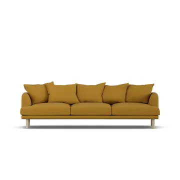 Sjövik sofa - Luiza Mustard 3972-hvidolieret eg, 3,5-pers. - 1898