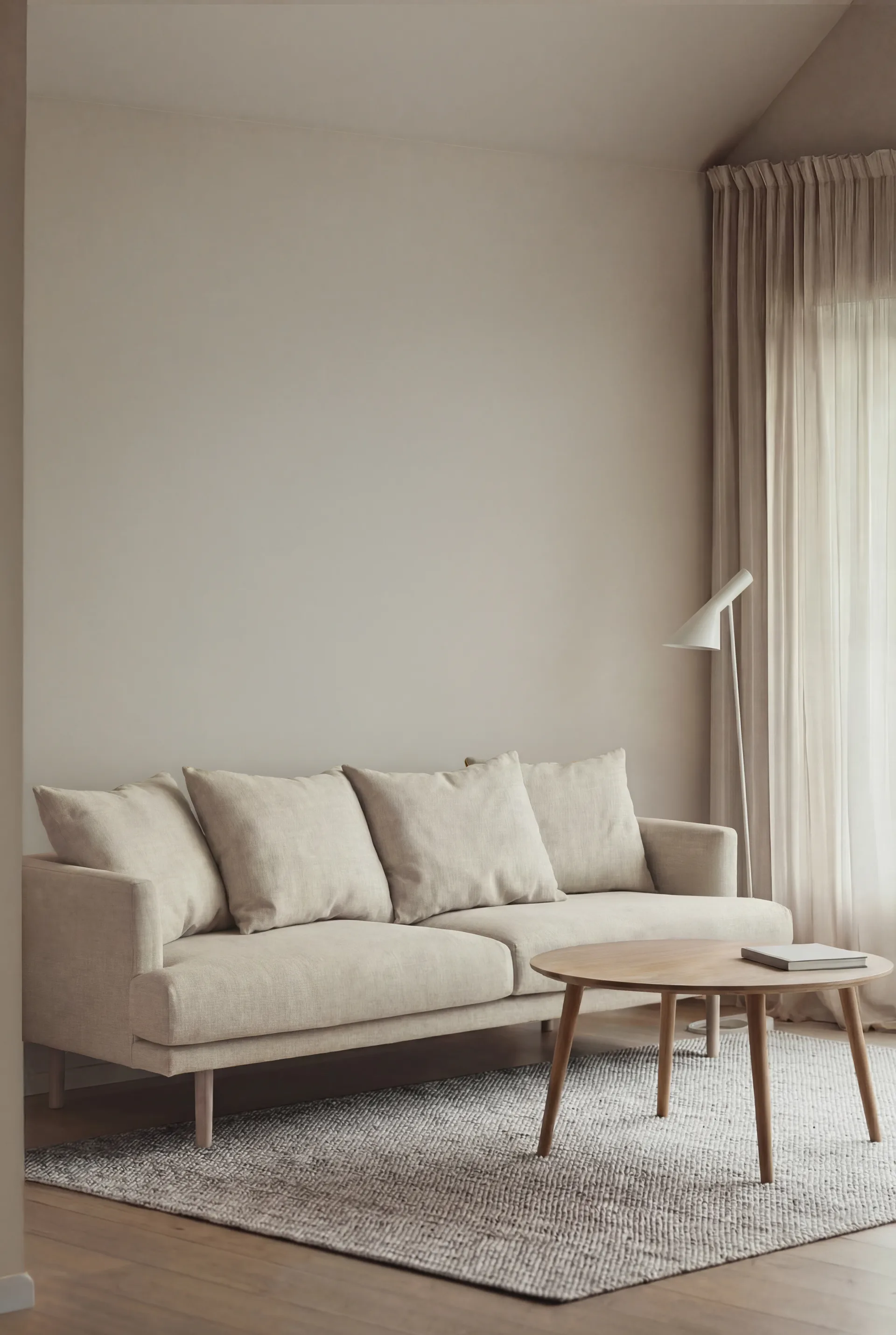 Sjövik sofa, Oslo Nature 1540-hvidolieret eg, 3-pers. 1898