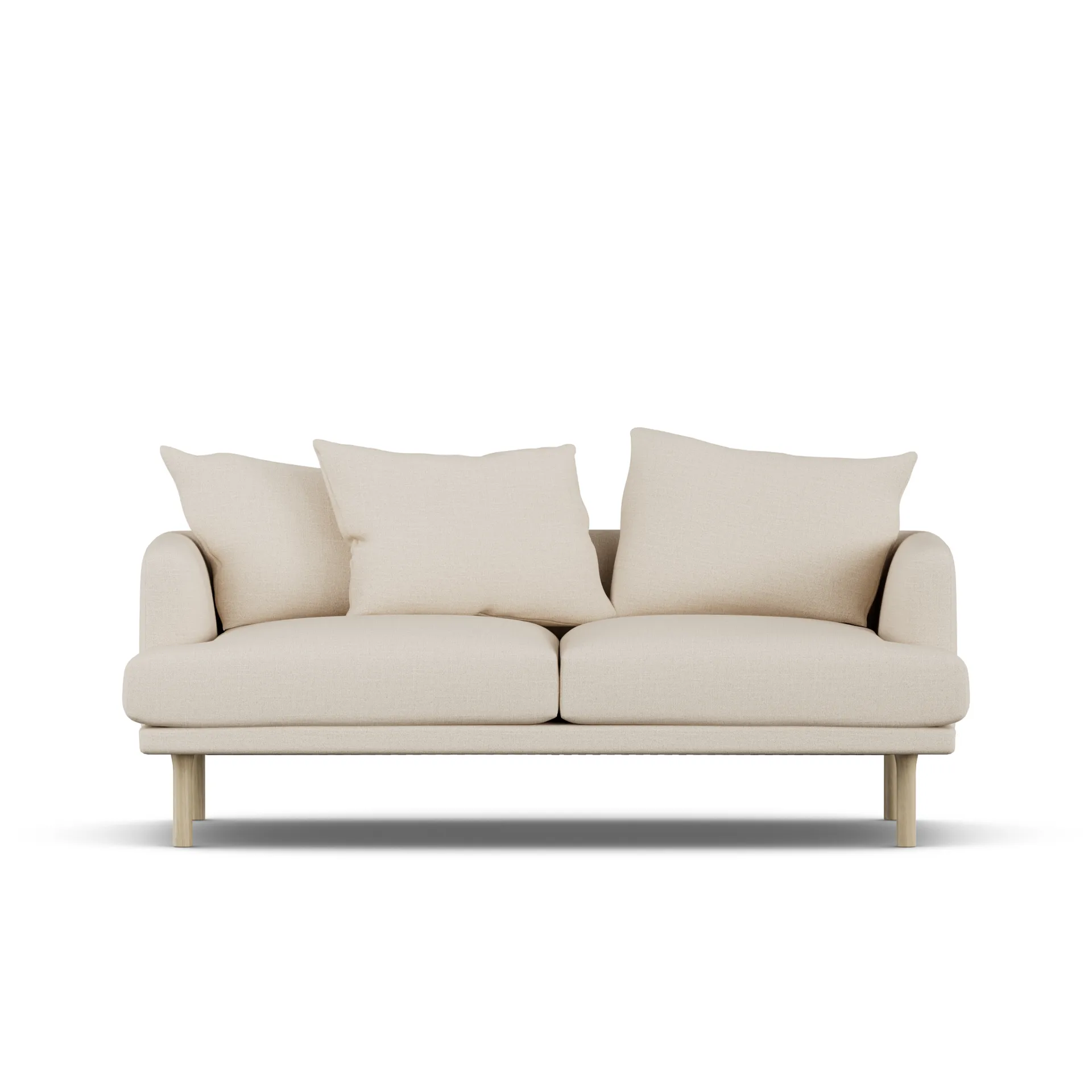Sjövik sofa, Same Beige 6670-hvidolieret eg, 2,5-pers. 1898