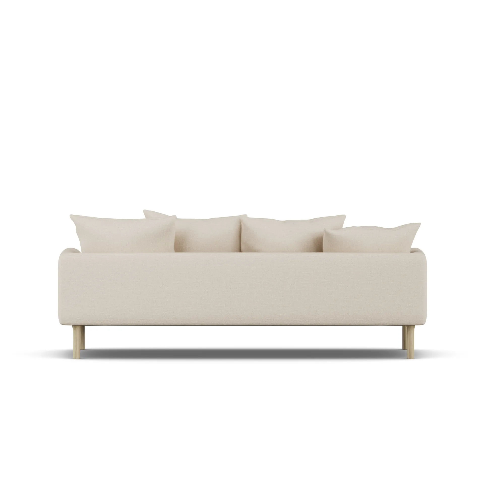 Sjövik sofa, Same Beige 6670-hvidolieret eg, 3-pers. 1898