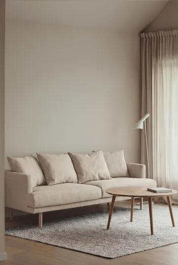 Sjövik sofa - Same Beige 6670-hvidolieret eg, 3-pers. - 1898