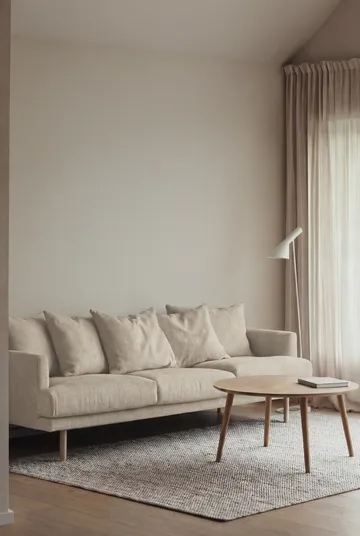 Sjövik sofa - Same Beige 6670-hvidolieret eg, 3,5-pers. - 1898