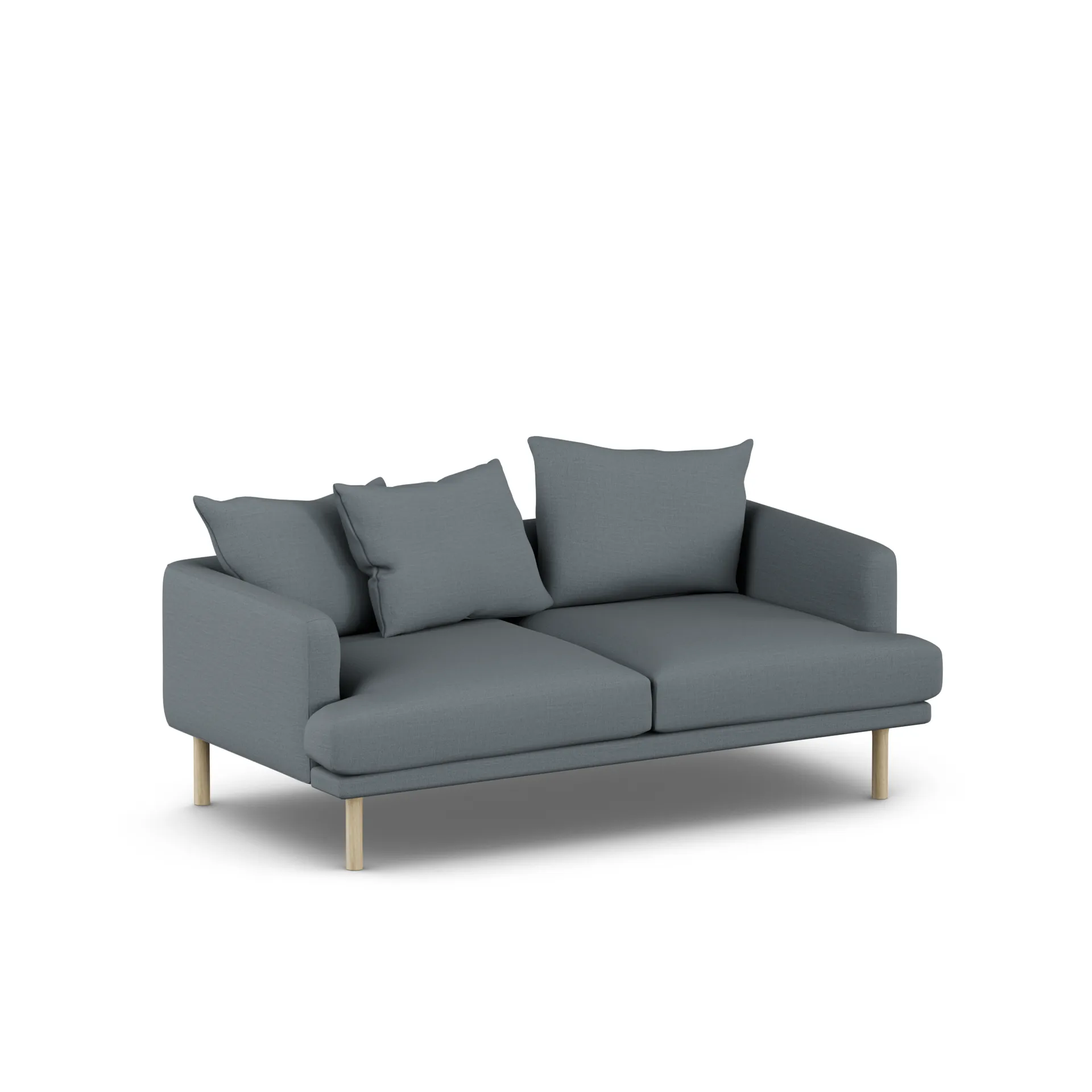 Sjövik sofa, Same Blue 6678-hvidolieret eg, 2,5-pers. 1898